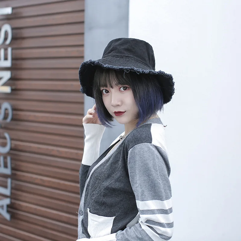 Женская разноцветная шляпа ZLD Повседневная модная черная в рыбацком стиле |