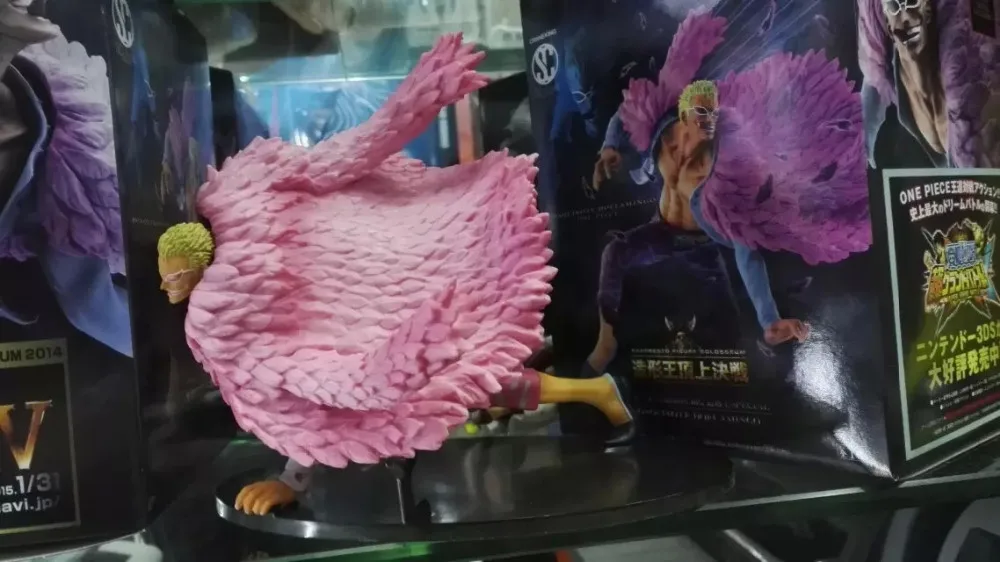 Цельные фигурки Donquixote Doflamingo фигура скульптуры большой специальный Ver 15 см ПВХ Аниме Фигурка Модель Детская Подарочная игрушка