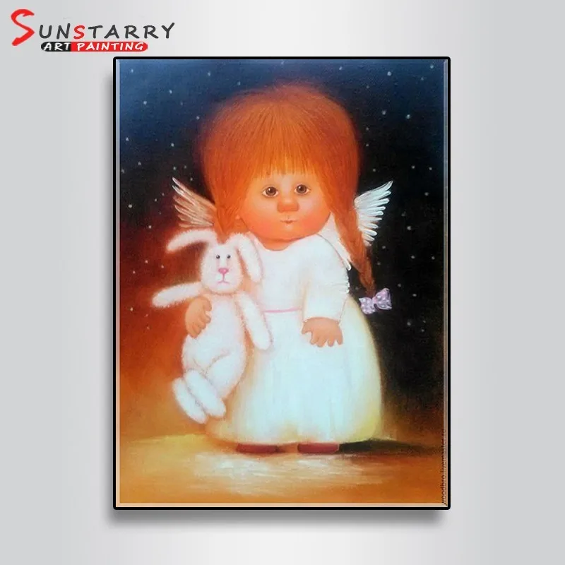 C0144 Sunstarry Алмазная вышивка мультфильм DIY 5D алмазная вышивка крестиком полная круглая дрель мозаика картина ангел девочка домашний декор - Цвет: C0144