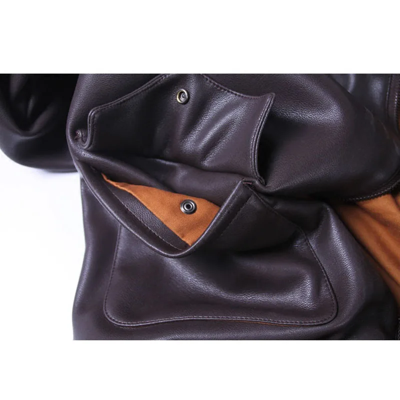 Мужская куртка USAF армейская из искусственной кожи|leather military jacket men|mens faux leather jacketfaux