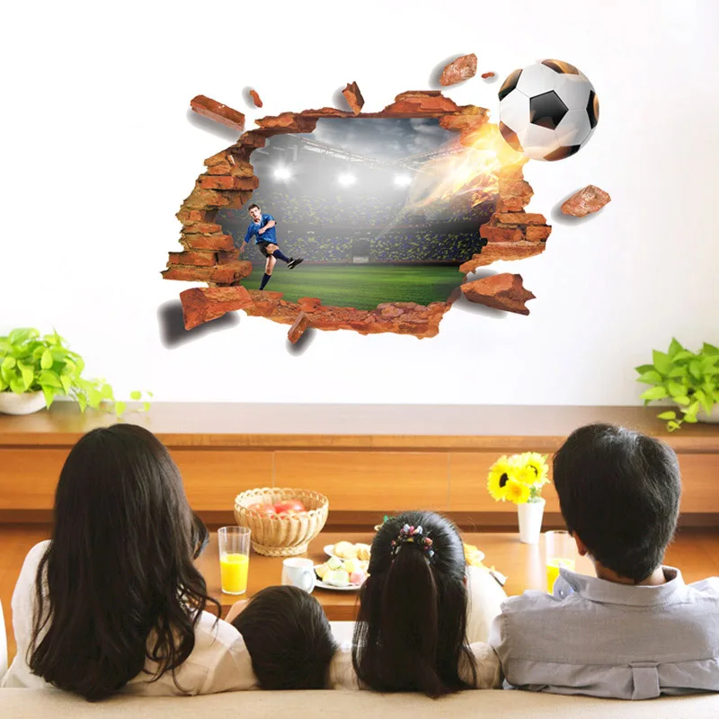 [Fundecor] 3D наклейки для детской комнаты, спальни, бара, ресторана, декоративные наклейки на стены, самоклеящиеся, домашний декор
