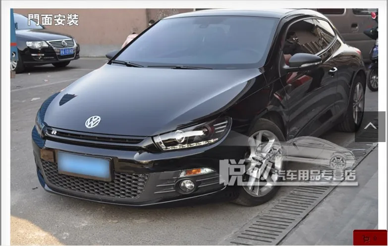 Бампер лампа для Scirocco фар 2008 2009 2010 2011 2012 2013 светодиодный фонарь для поло DRL Объектив Двойной Луч Ксеноновые