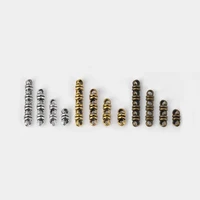 10pcs 2345 holes slider spacer beads for 3mm round leather cord bracelet necklace jewelry findings