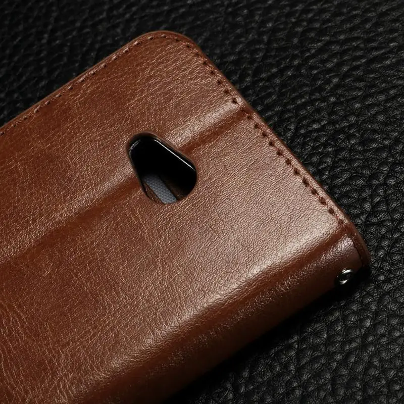 Роскошный кожаный флип чехол с подставкой для Nokia Lumia 640 N640 отделением карт