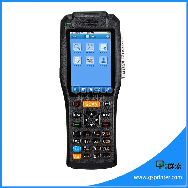 Китай wifi/3g/gps/nfc мини принтер android pda Ручной bluetooth символ сканер штрих кода|symbol barcode