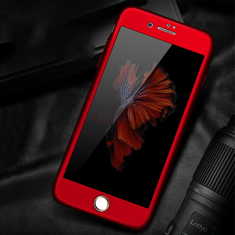 Shuohu 360 Полный Защитные чехлы для телефонов Iphone 6 S Plus чехол 7 5s SE 5 силиконовый