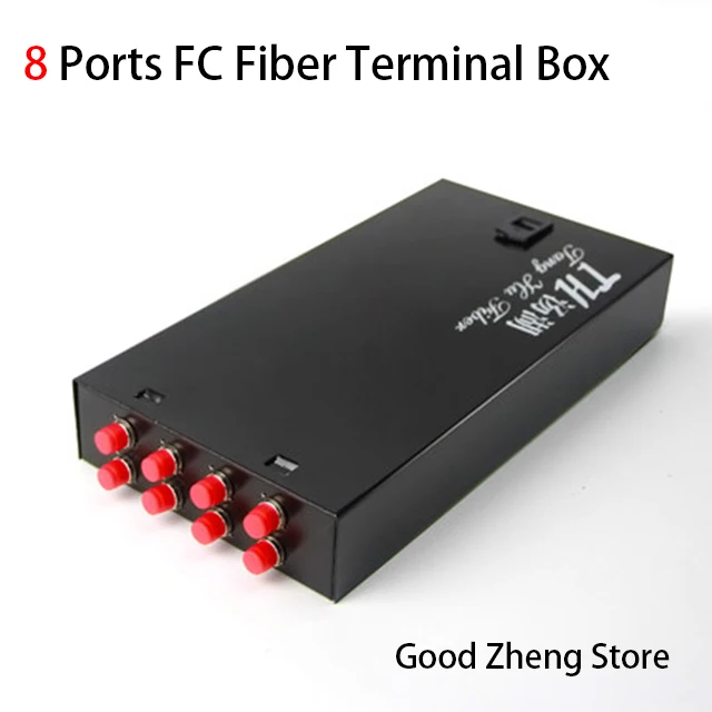 8 Ports FC Thickening Fiber Optic Termination Box Fiber Optic Distribution with FC fiber patch cords