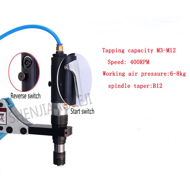 

M3-M12 Pneumatic Tapping Machine 400rpm Tapping Capacity Rocker Tapping Machine Universal Wire Tapping Machine Frame 1PC