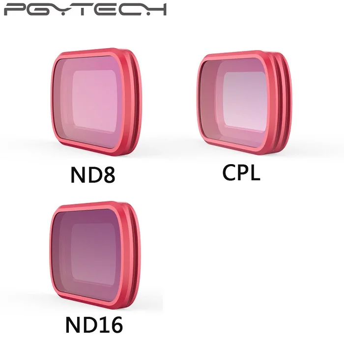 Золотой PGYTECH DJI Осмо Карманный УФ CPL ND GND ND-PL фильтр несколько дополнительных фильтров для OSMO карман камера интимные аксессуары - Цвет: Золотой