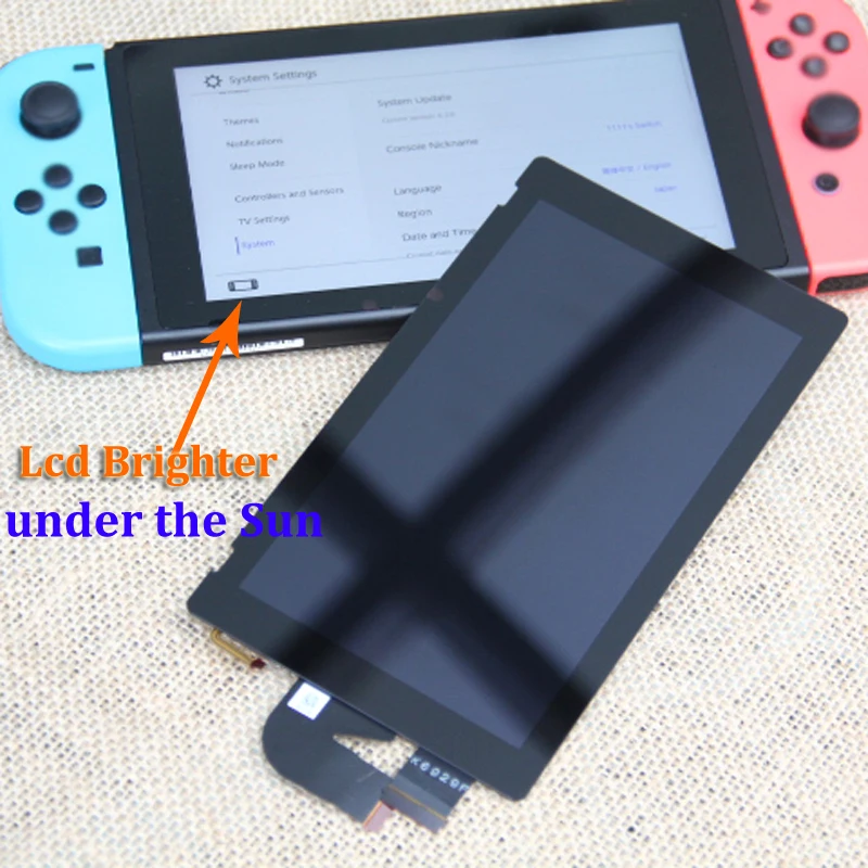 Оригинальный Новый Сменный ЖК экран для Nintendo Switch дисплей + сенсорный в