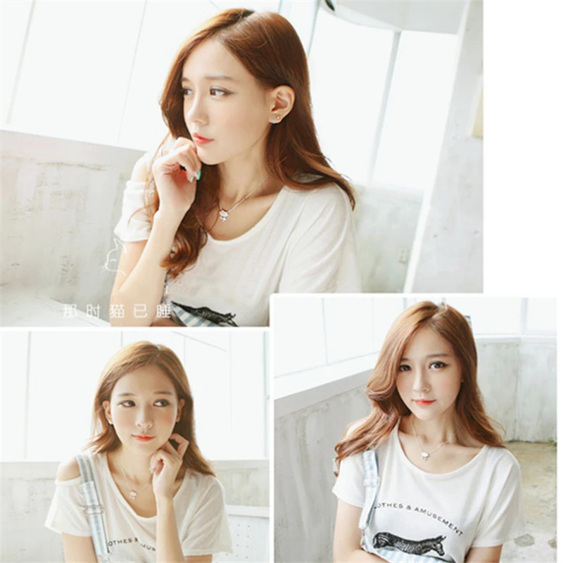 

necklace chain lady clound umbrella boho jewelry women's pendant statement choker neckless kolye bayan L1178