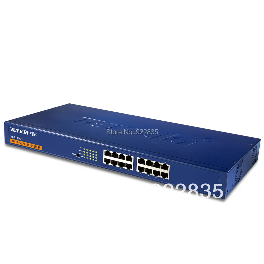 Сетевые коммутаторы Plug &amp Play гигабитная Скорость Tenda тега1016g 10/100 Мбит/с 16 портов