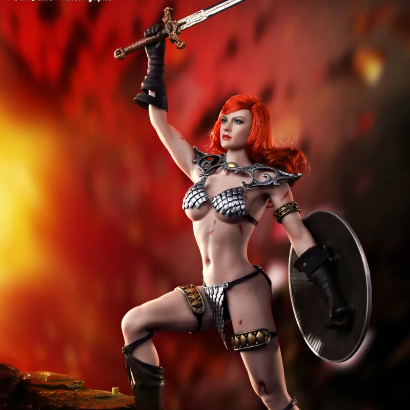 TBLeague Phicen PL2016-93 1/6 Red Sonja 2,0 боевое издание шрамы из коллекции She-Devil фигурка для фанатов подарок на праздник