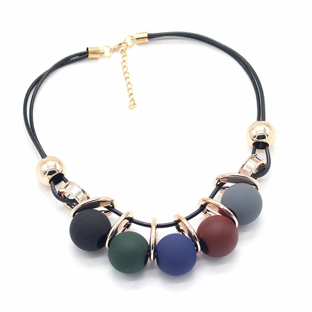 

Простой геометрический элемент, деревянная комбинация, ожерелье с подвеской, богемное, расшитое бисером, короткое ожерелье-цепочка для сви...