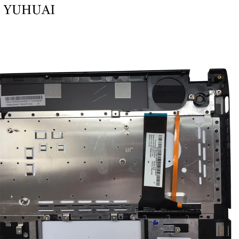 Новый испанская клавиатура для ноутбука Asus G56JR G56JK Palmrest верхняя крышка с Backligh