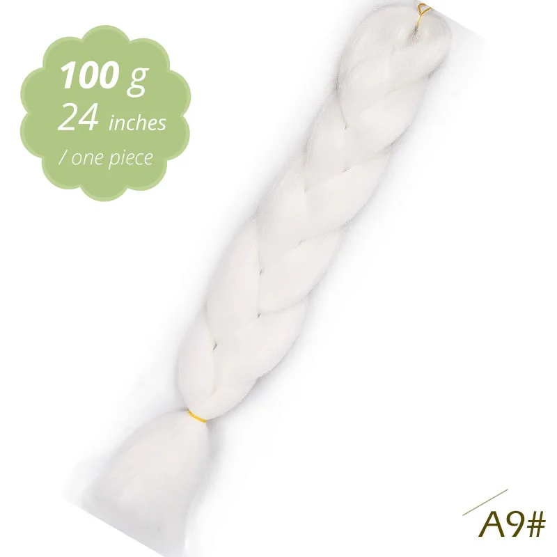 AISI BEAUTY, Синтетические длинные Омбре косички, огромные косички, вязанные волосы, 24 дюйма, 100 г, волосы для наращивания, радужные косички, волосы коричневого цвета - Color: T1B/4/30