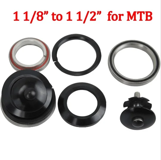 Бесплатная доставка коническая гарнитура Bicicleta 1 1/8 &quotна 1/2&quot для MTB велосипеда