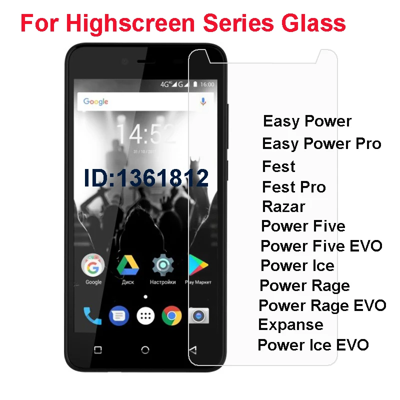 Для широкого экрана Fest Razar Easy Power Ice Rage Five EVO Pro защита из закаленного стекла