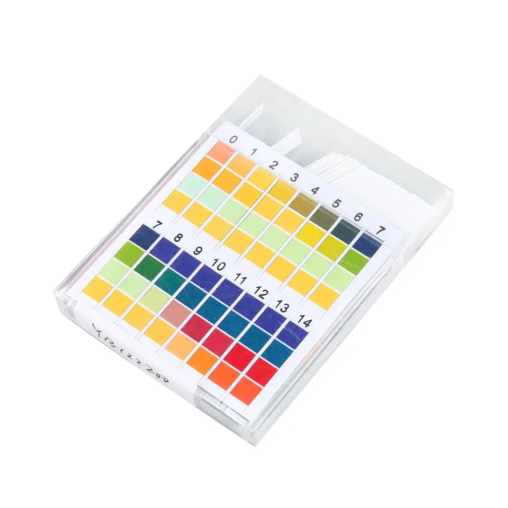 100 RGB светодиодные полосы для детей от 0 до 14 PH 4 цвета Тесты Бумага индикатор