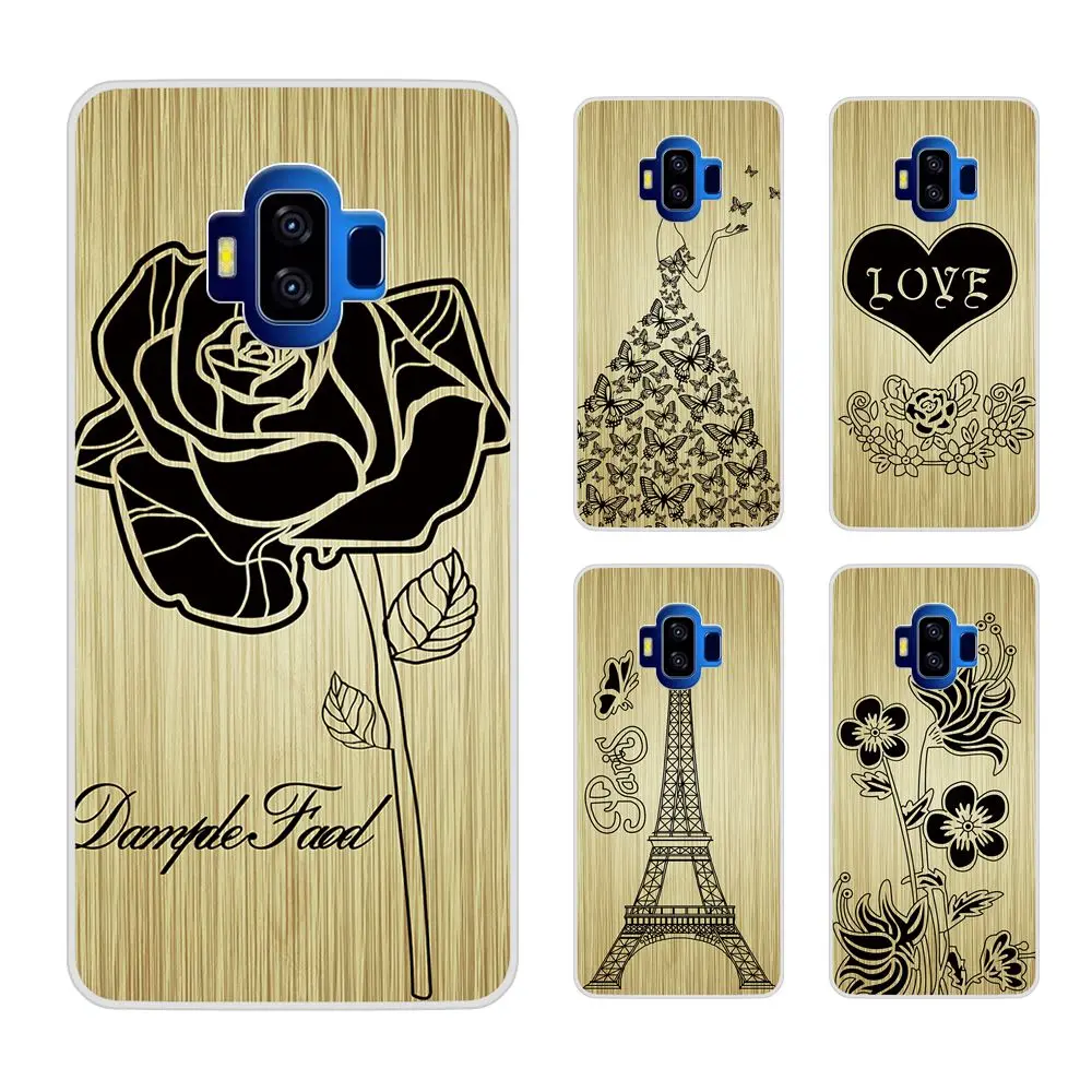 UTOPER For Vkworld S8 Case Fashion Flower Capa Silicon Cover Funda Ultra Slim Soft 5.99 inch |