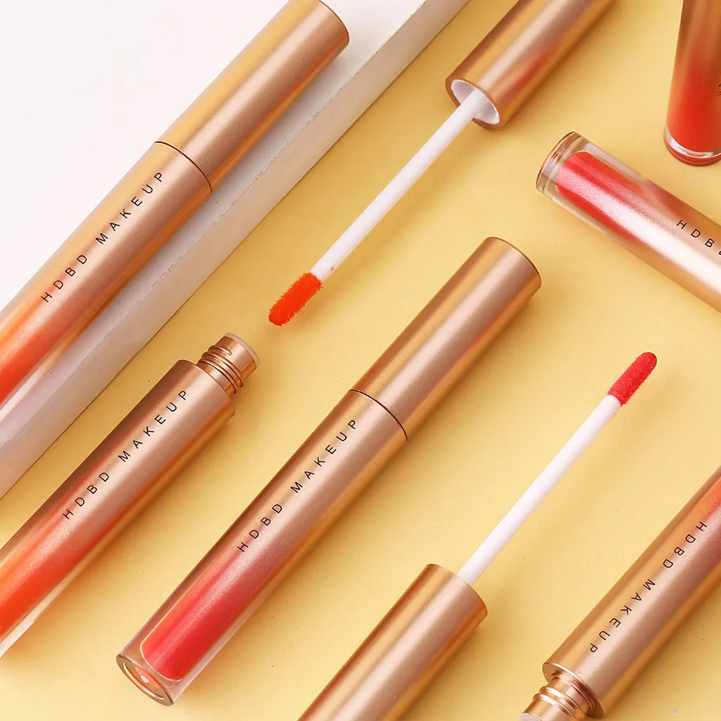 Милая Красная губная помада 8 видов цветов Beauty водостойкий жидкий стойкий блеск