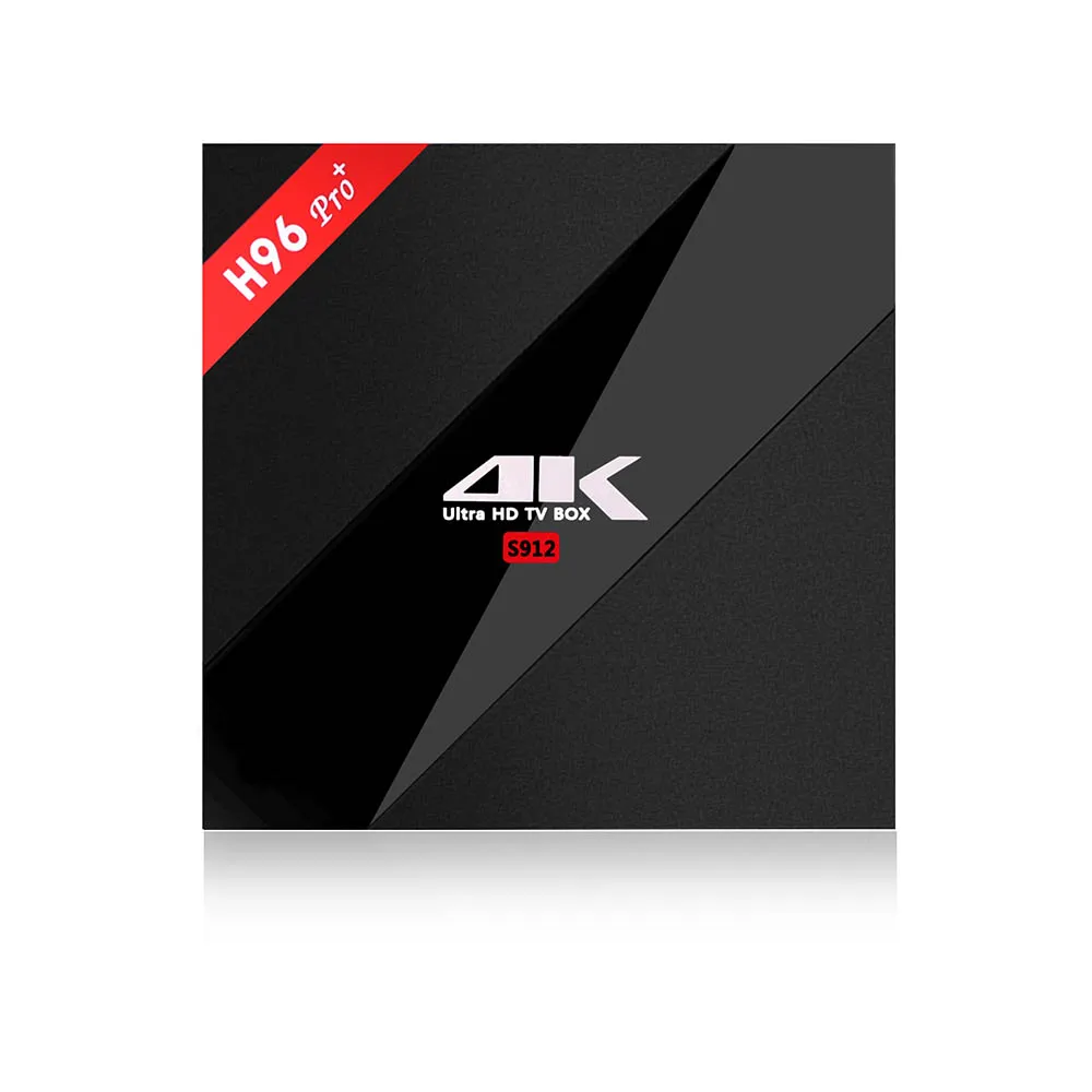 H96 Pro+ Android 7.1 Smart TV Box 3GB/32GB 2GB/16GB Amlogic S912 2.4G/5.8G WiFi H.265 BT4.1 KD16.1 4K Media player Pro Plus | Электроника