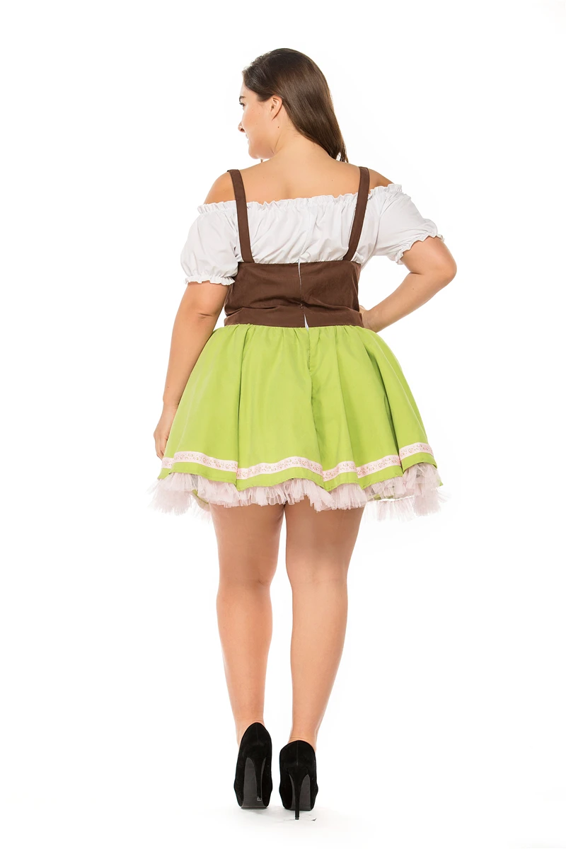 

Womens Beer Maid Wench German Oktoberfest Costume plus size Costume M-3XL