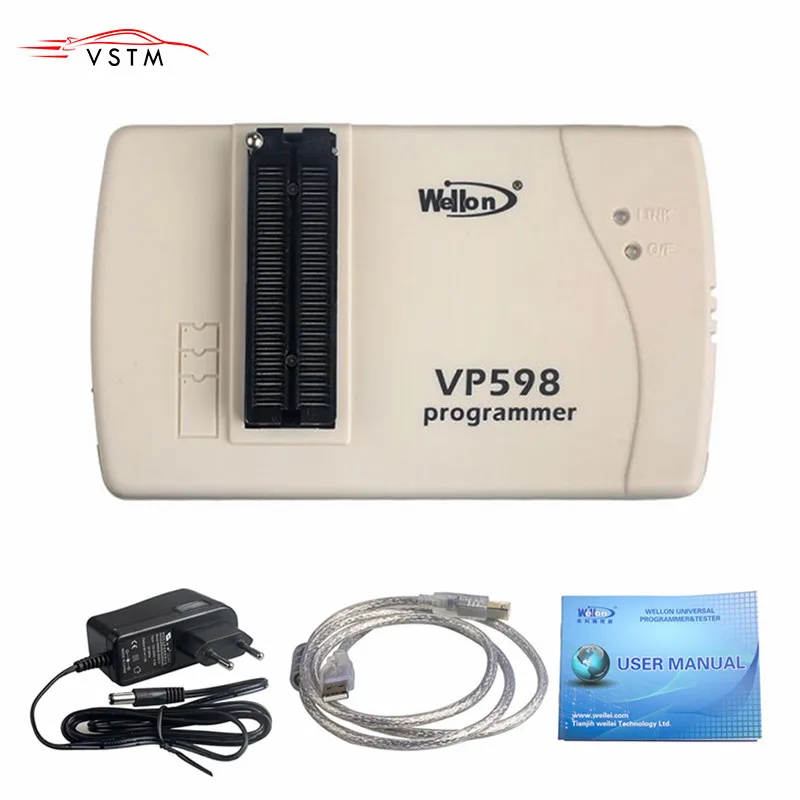Оригинал Wellon VP598 VP 598 Универсальный программист Авто ECU чип Tunning (обновленная