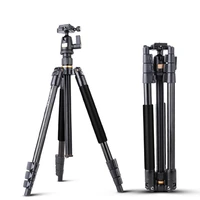 qzsd q510 high quality professional protable travel video camera tripod with monopod with q01 ball head 160cm camera accessories