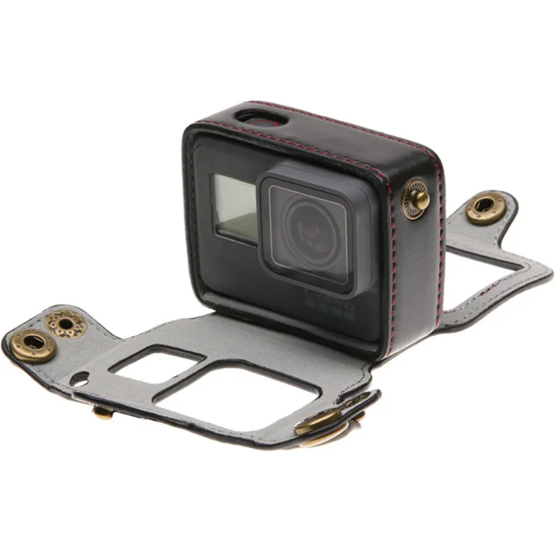Чехол для Go Pro Hero 7 6 5 защитная сумка из искусственной кожи нагрудный ремень