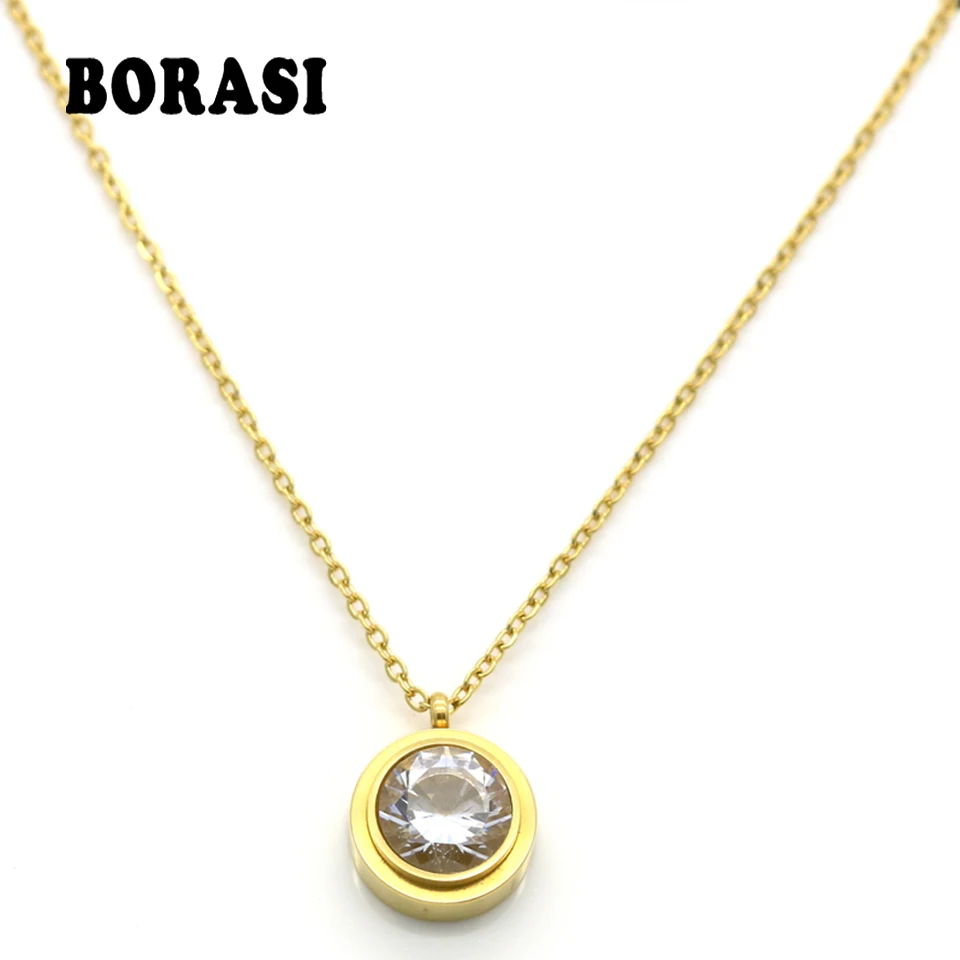 Женское Ожерелье из Нержавеющей Стали Под розовое золото |