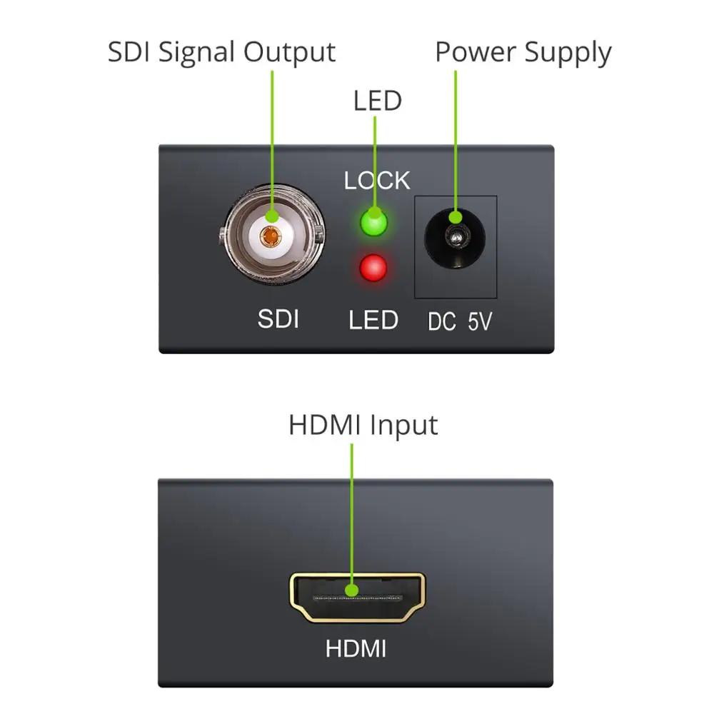 Prozor HDMI совместимый с SDI конвертер аудио видео совместим BNC SDI/HD SDI/3G адаптер