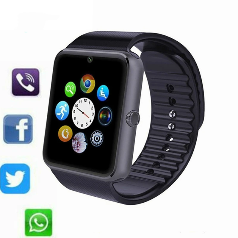2019 Смарт часы GT08 Smartwatch для женщин мужчин Relogio телефонный звонок Большой Батарея SD