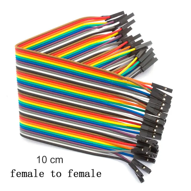 female to female 40 шт. Перемычка Dupont 10 см 20 см 30 см Перемычка Dupont мужчин и женщин, мужчин и женщин, женщин и женщин, перемычка Dupont кабель - Цвет: female to female