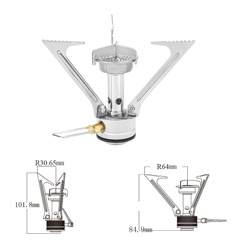 Ультралегкая портативная туристическая плита BRS для кемпинга на открытом