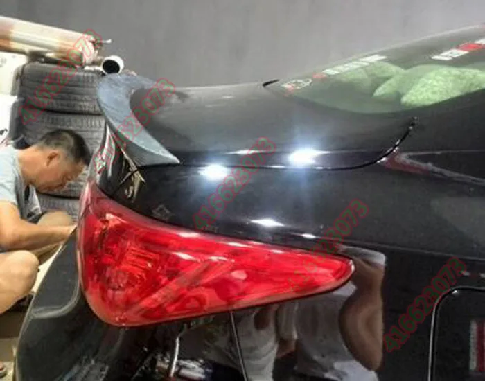 Подходит для infiniti Q50 AST задний спойлер из углеродного волокна заднего крыла |