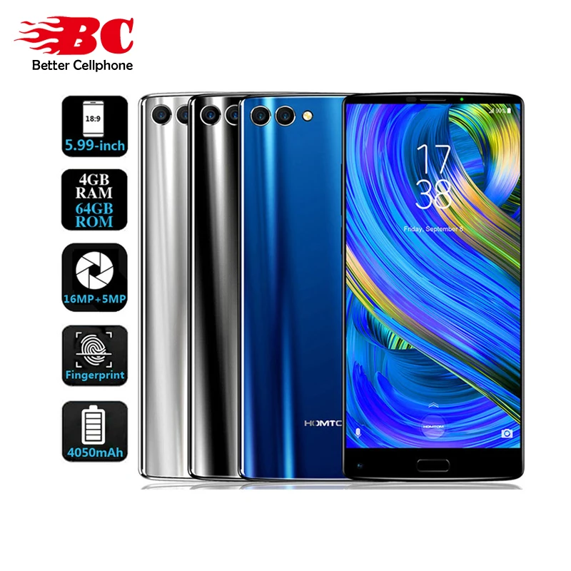 Оригинальный HOMTOM S9 плюс OTG Android7.0 4G + 64G 16MP двойная задняя камера Камера 6750 T