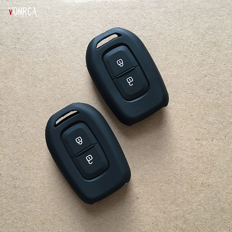 2017 Popular High quality Silicone Rubber Car Key Cover Back protector case for Renault 2 buttons protect shell starline a91 | Автомобили
