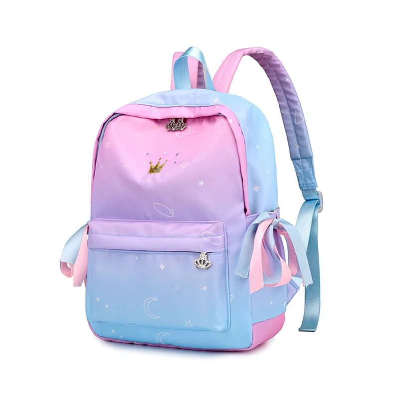 2018 СКИОНЕ Цвет градиента Школьные водонепроницаемые многофунгционнальнные