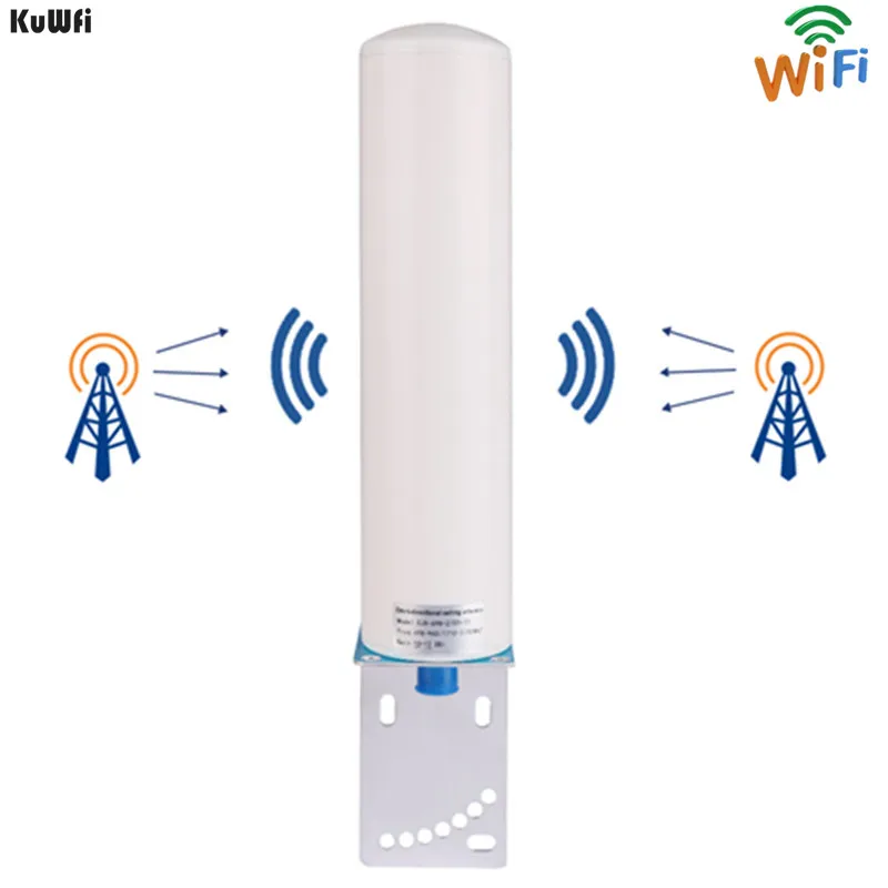 

KuWFi 3G/4G LTE Antenna SMA Male 2.4Ghz External Antenna 3GBooster Antenna With Cable For GSM Signal Booster Repeater Wifi Rout