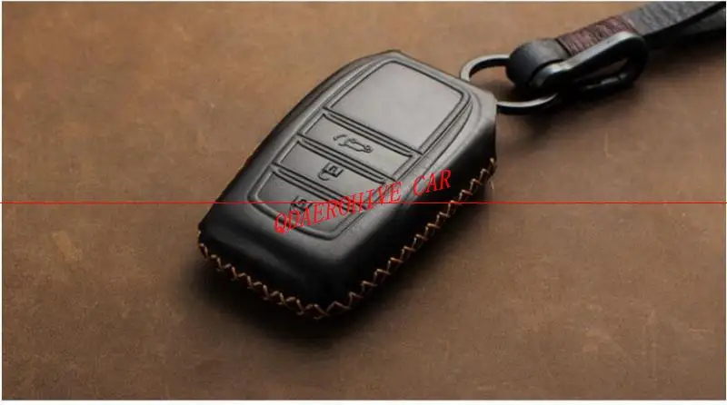 QDAEROHIVE чехол для автомобильных ключей из натуральной кожи TOYOTA RAV4 HIGHLANDER Land Cruiser Prado