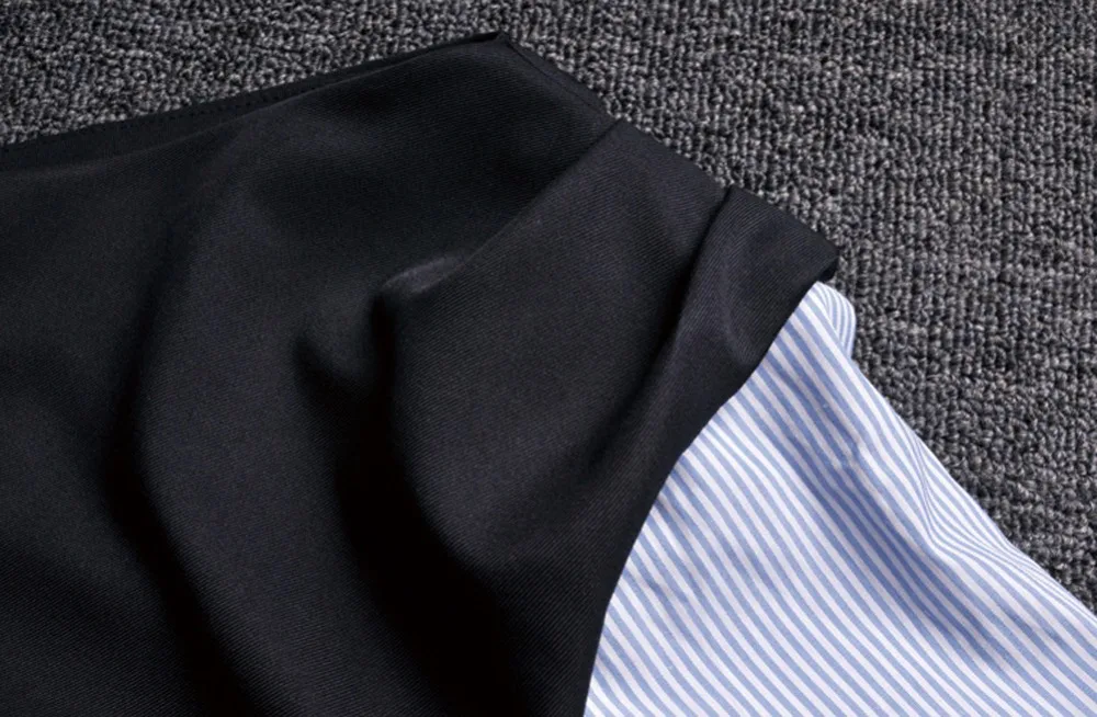 Блузка женская в полоску пикантный Модный Топ с длинным рукавом и открытыми