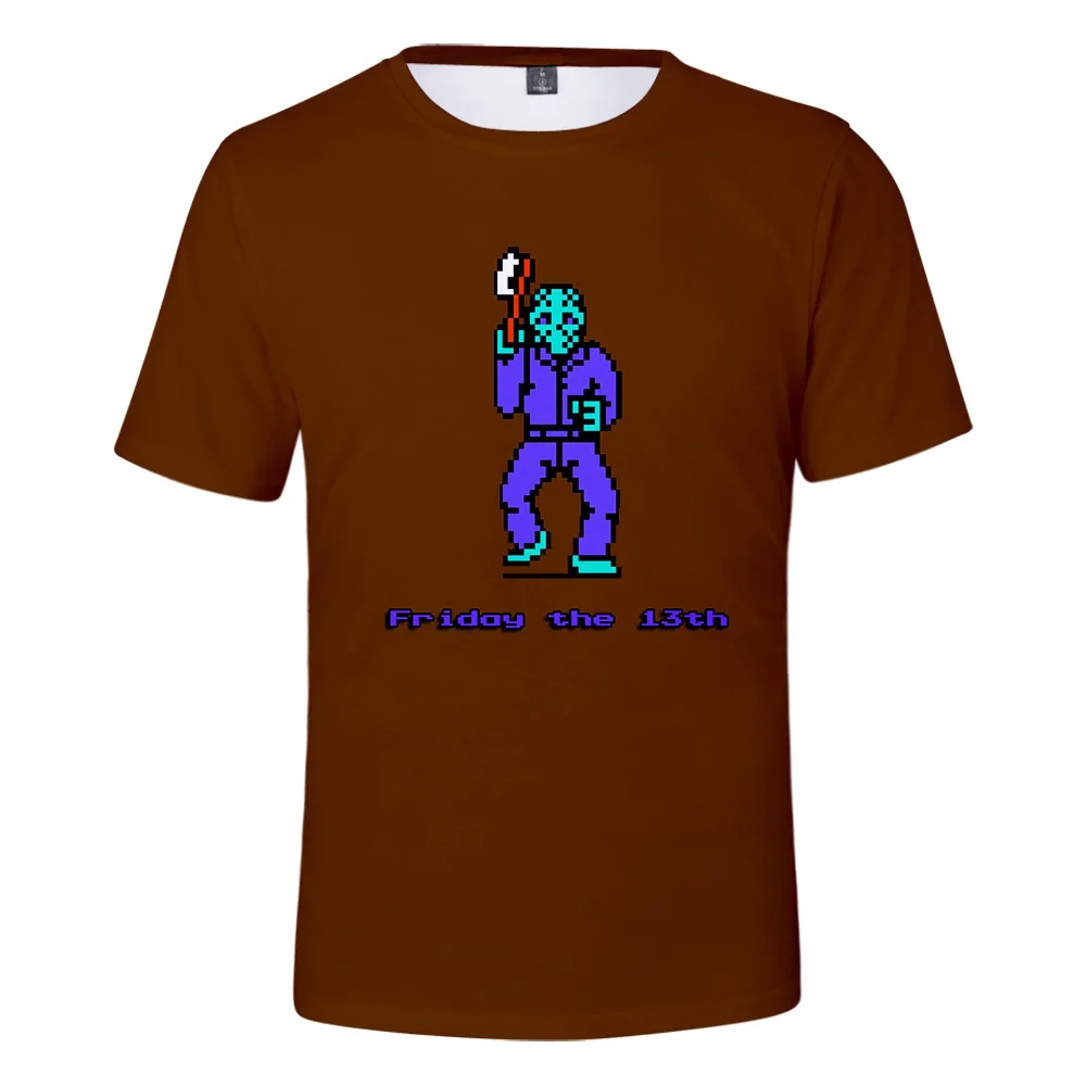 New Fashion Couples Men Women Unisex Friday the 13th The Game Funny T Shirts 3D Print No Cap Casual Hip Hop Kid Tee Top 2XS-4XL | Мужская