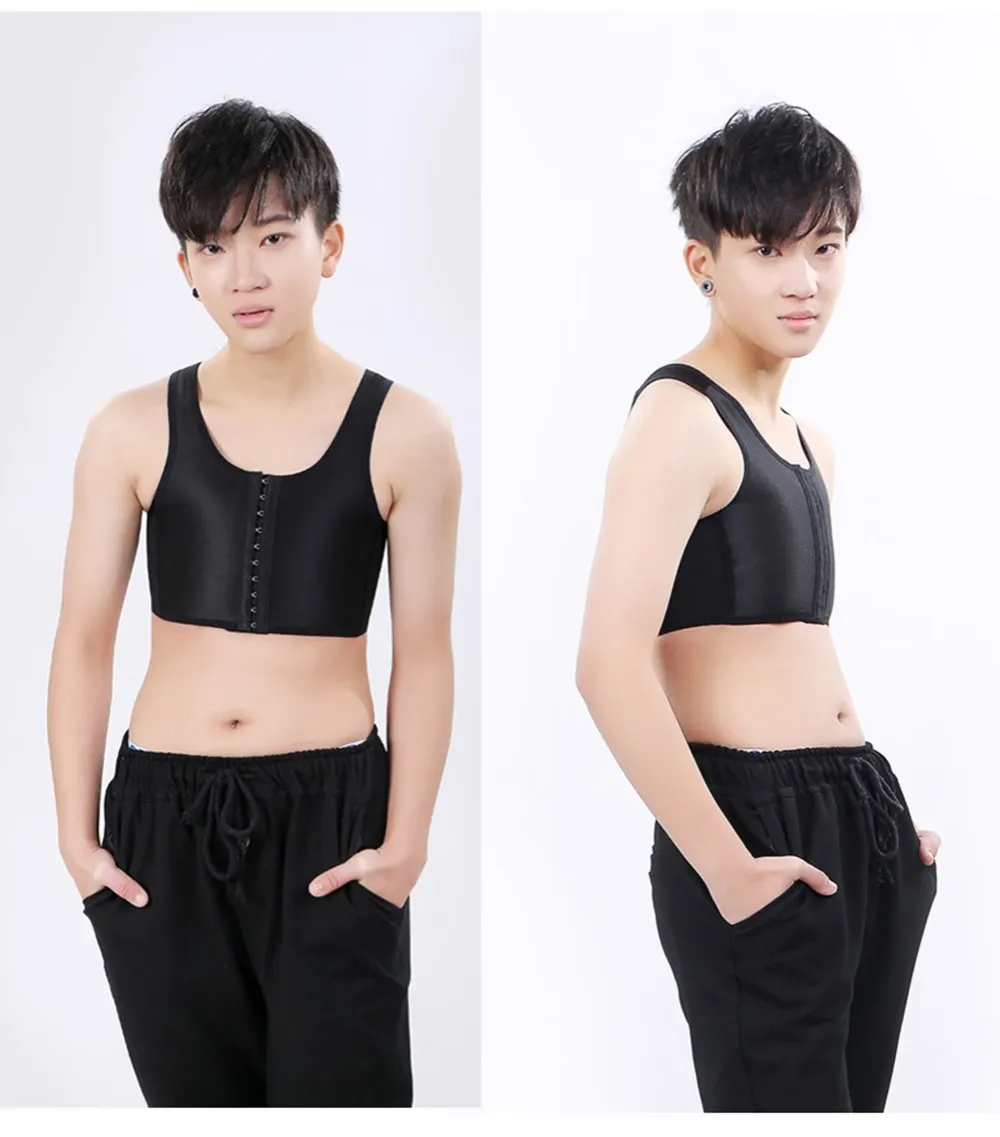 Tomboy Бюстье корсет лесбиянок грудь binder повседневное майка нижнее бельё для девочек Tomboy жилет для косплея Топы корректирующие плюс размеры груди Tomboy
