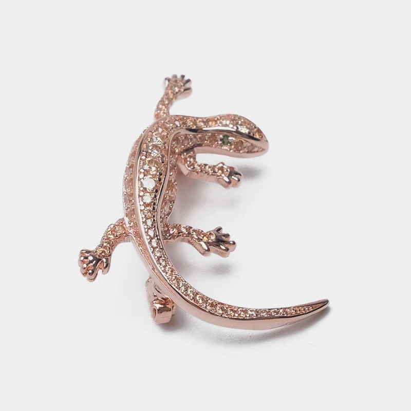 Бутик аморта стильная булавка в виде ящерицы брошь с блестками животного - купить