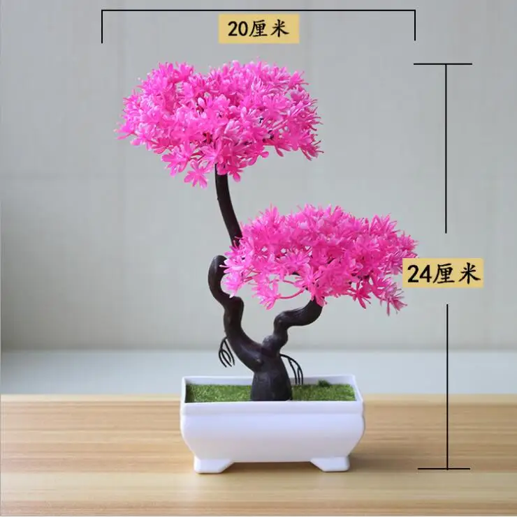 MASCOT TREE Праздничные и вечерние украшения для дома, бонсай, искусственные растения, дерево, цветок а076 - Цвет: MASCOT TREE