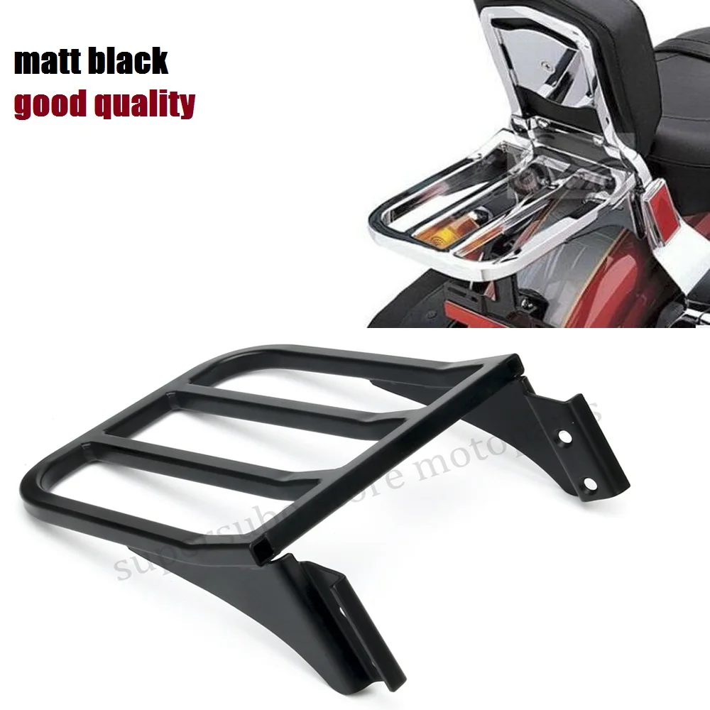 Черная подкладка на спинку для мотоцикла harley Sportster XL 04 17 Dyna 06 17|luggage rack for harley|sissy bar