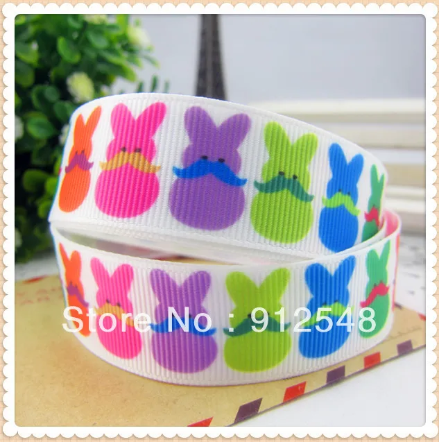Бесплатная доставка 7/8 '✢ мм Пасхальная серия с принтом Grosgrain ribbondiy материалы