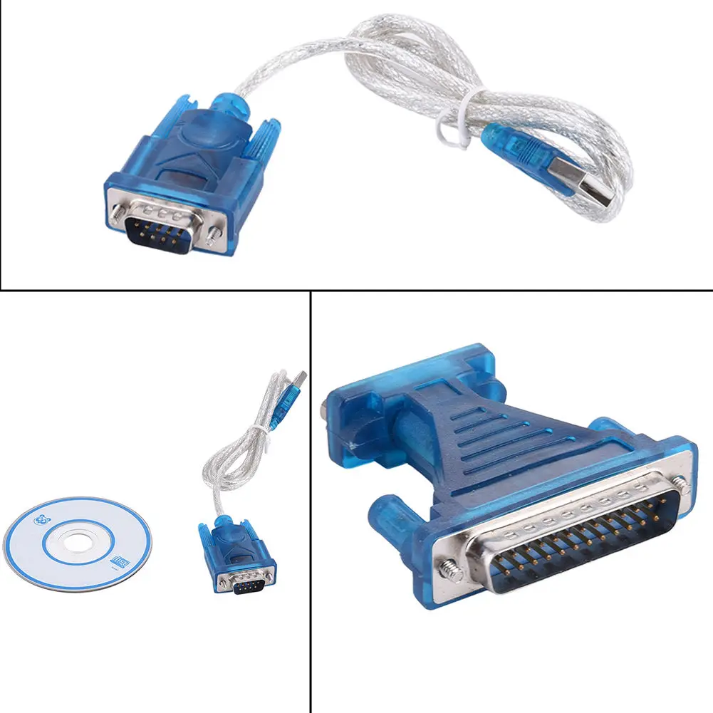 MLLSE USB к RS232 последовательный Порты и разъёмы 9 Pin DB9 кабель серийный com 25