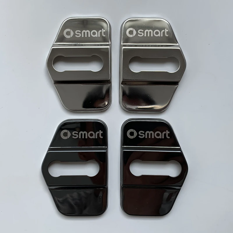 2 шт. крышка дверного замка из нержавеющей стали для 1998-2007 Smart 450Fortwo декоративная
